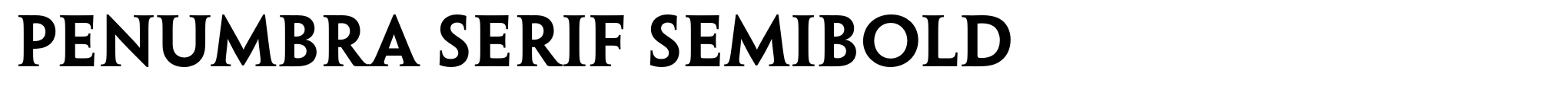 Penumbra Serif SemiBold image